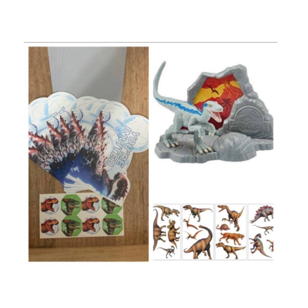 Jurassic World Cake Topper, Decals & Invitations - Picture 1 of 8